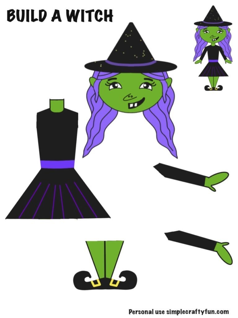 Free Printable Witch Template