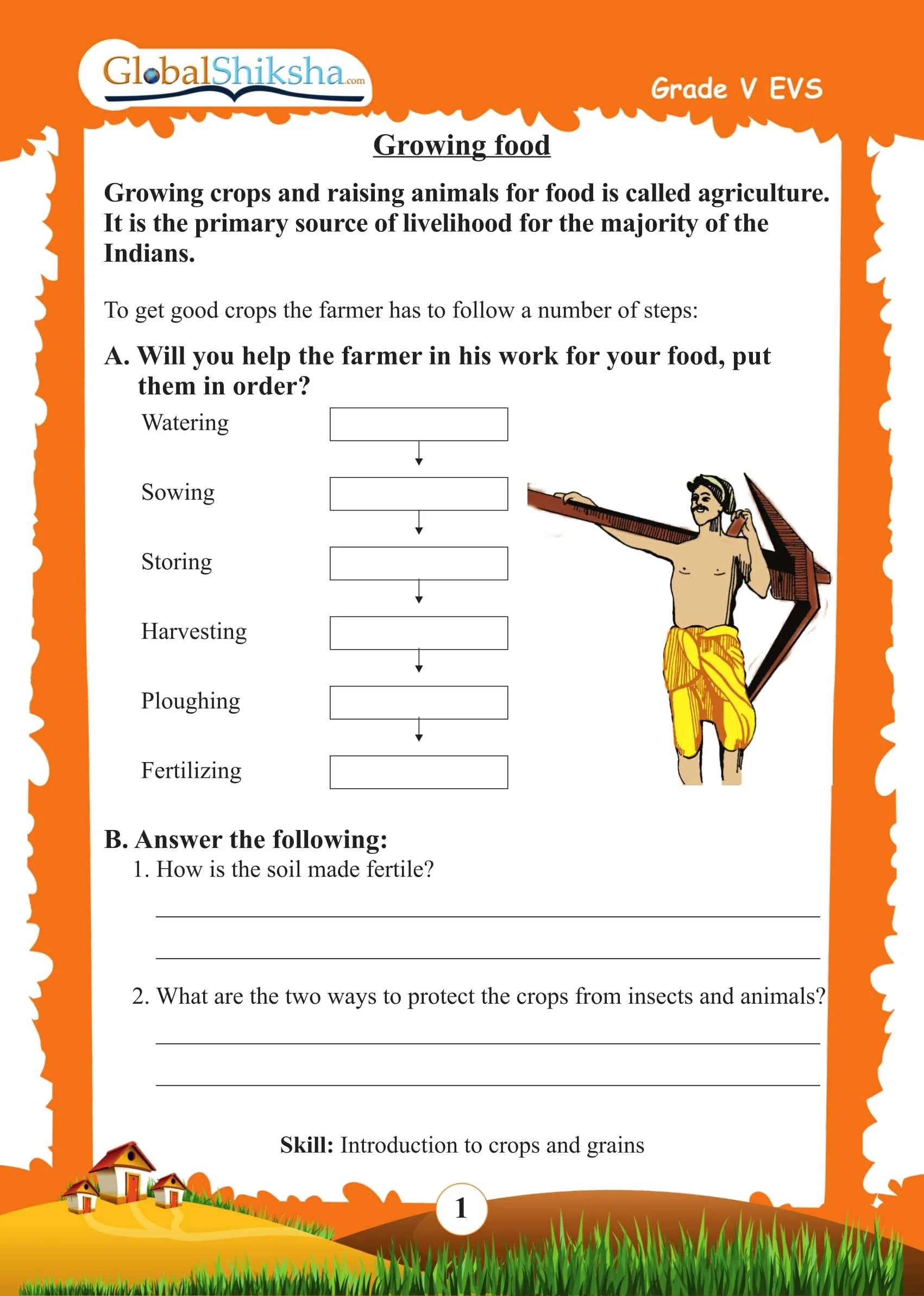 Buy Globalshiksha Printed Worksheet Of Environmental Science EVS 