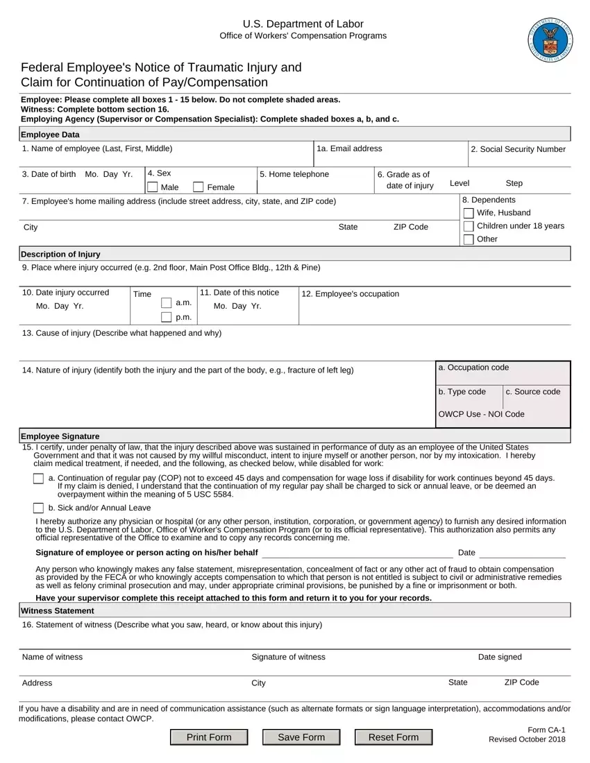 California Dwc 1 Form Pdf