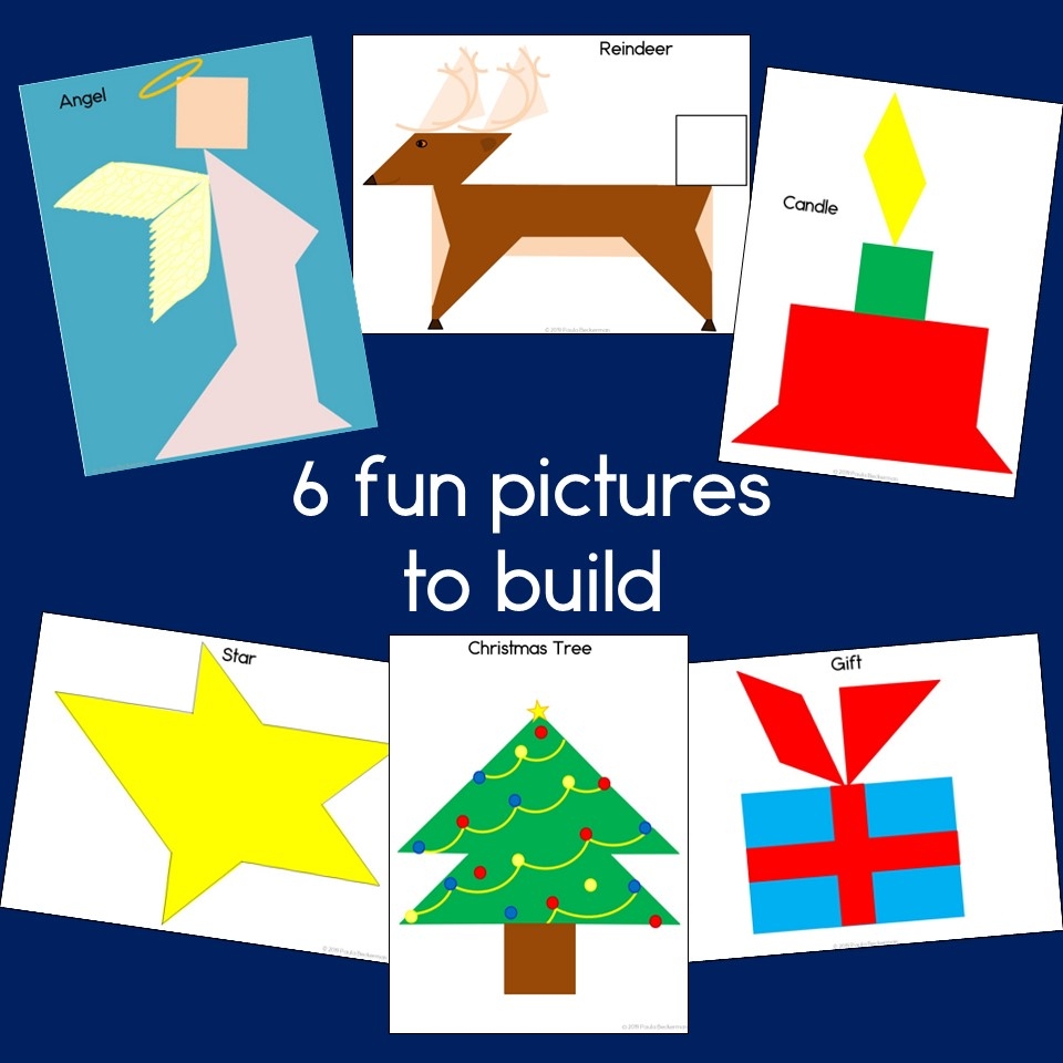 Free Printable Christmas Tangram Puzzle