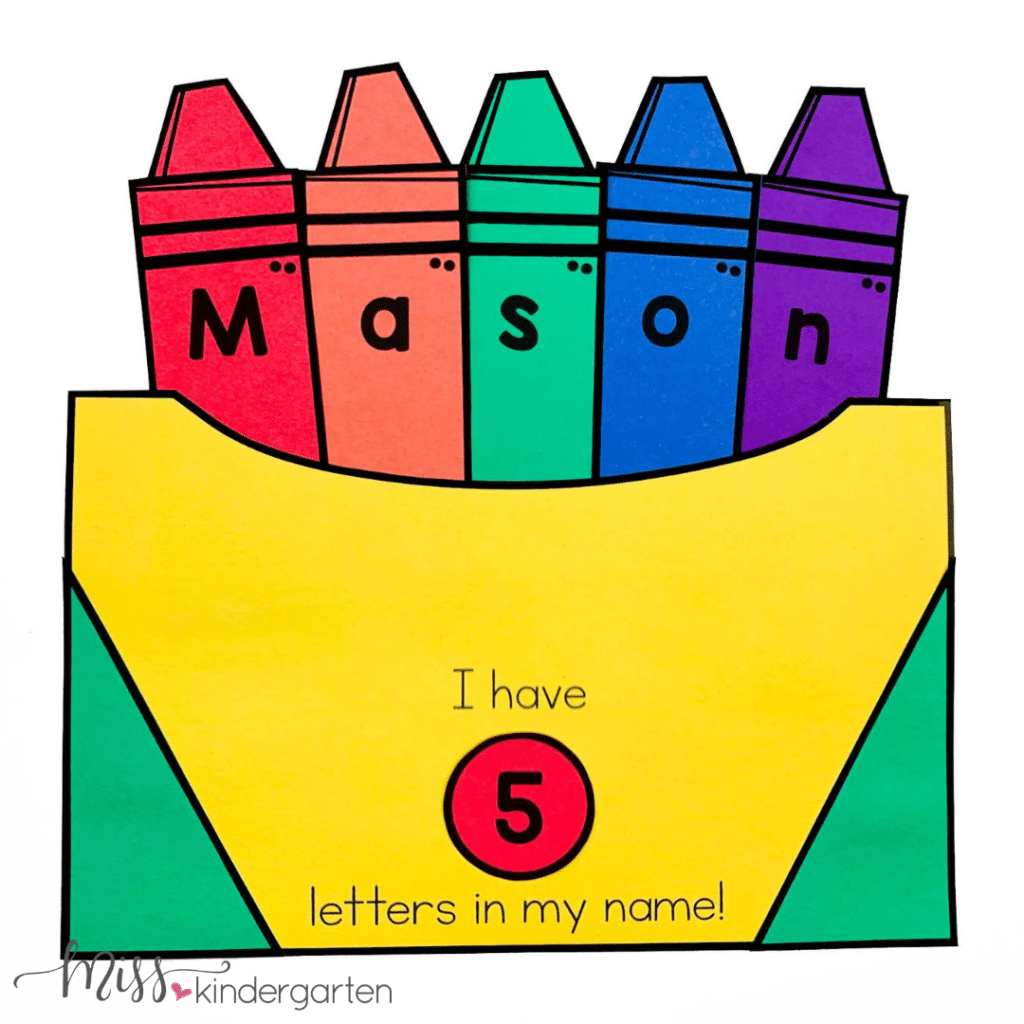 Printable Crayon Box Template