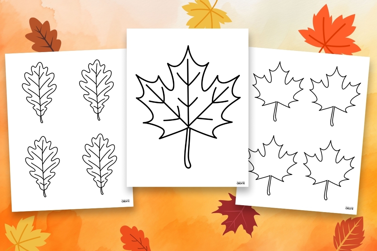 Fall Leaf Template Printable