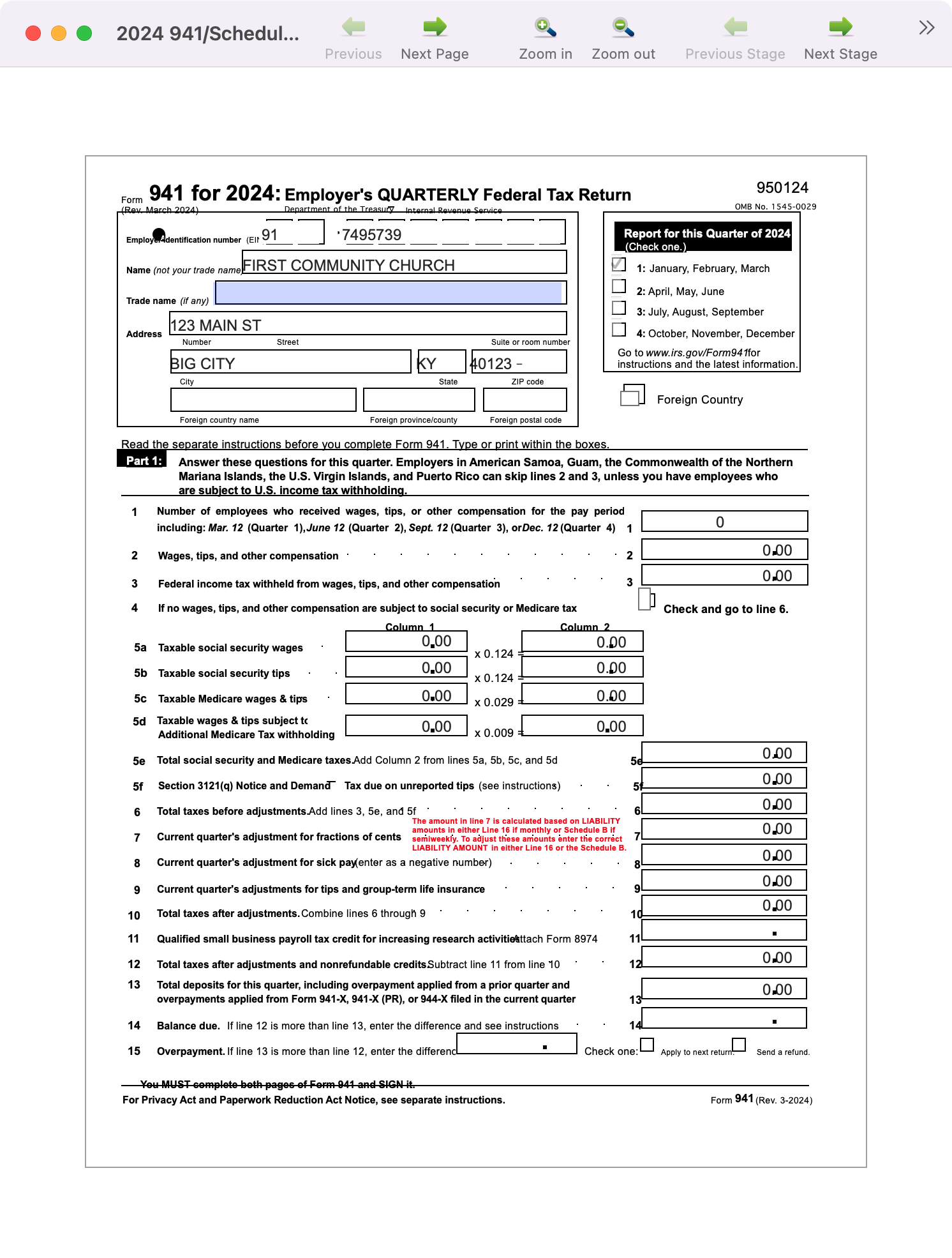 Form 941
