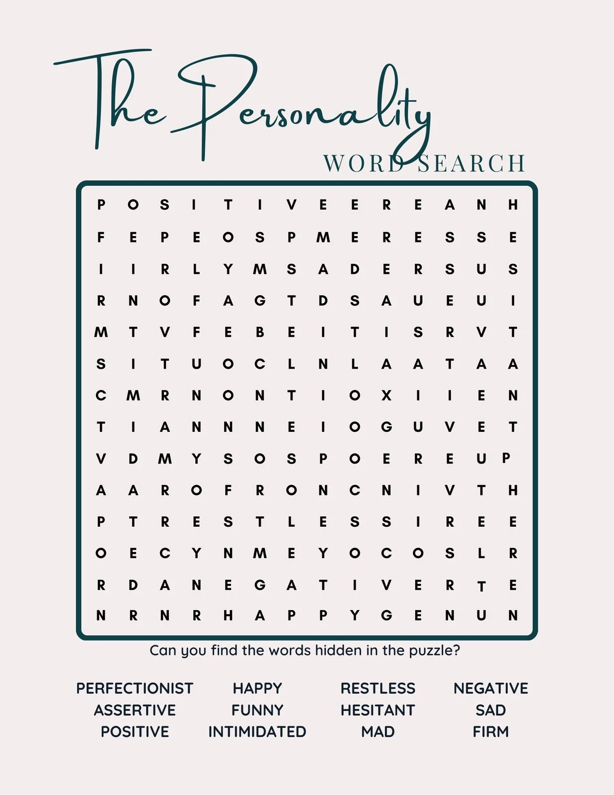 Make Free Printable Crossword Puzzle