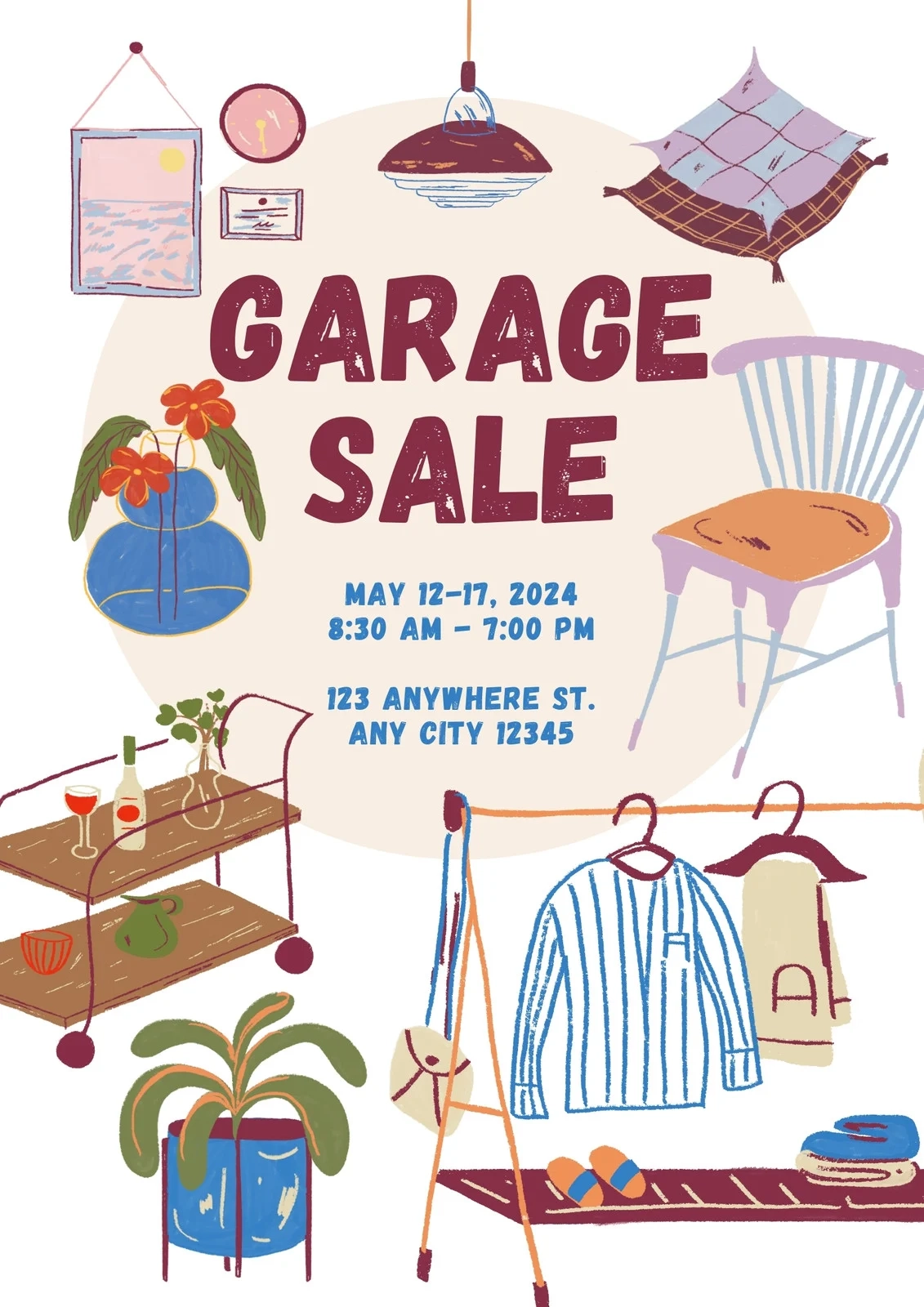 Free And Customizable Yard Sale Templates Canva