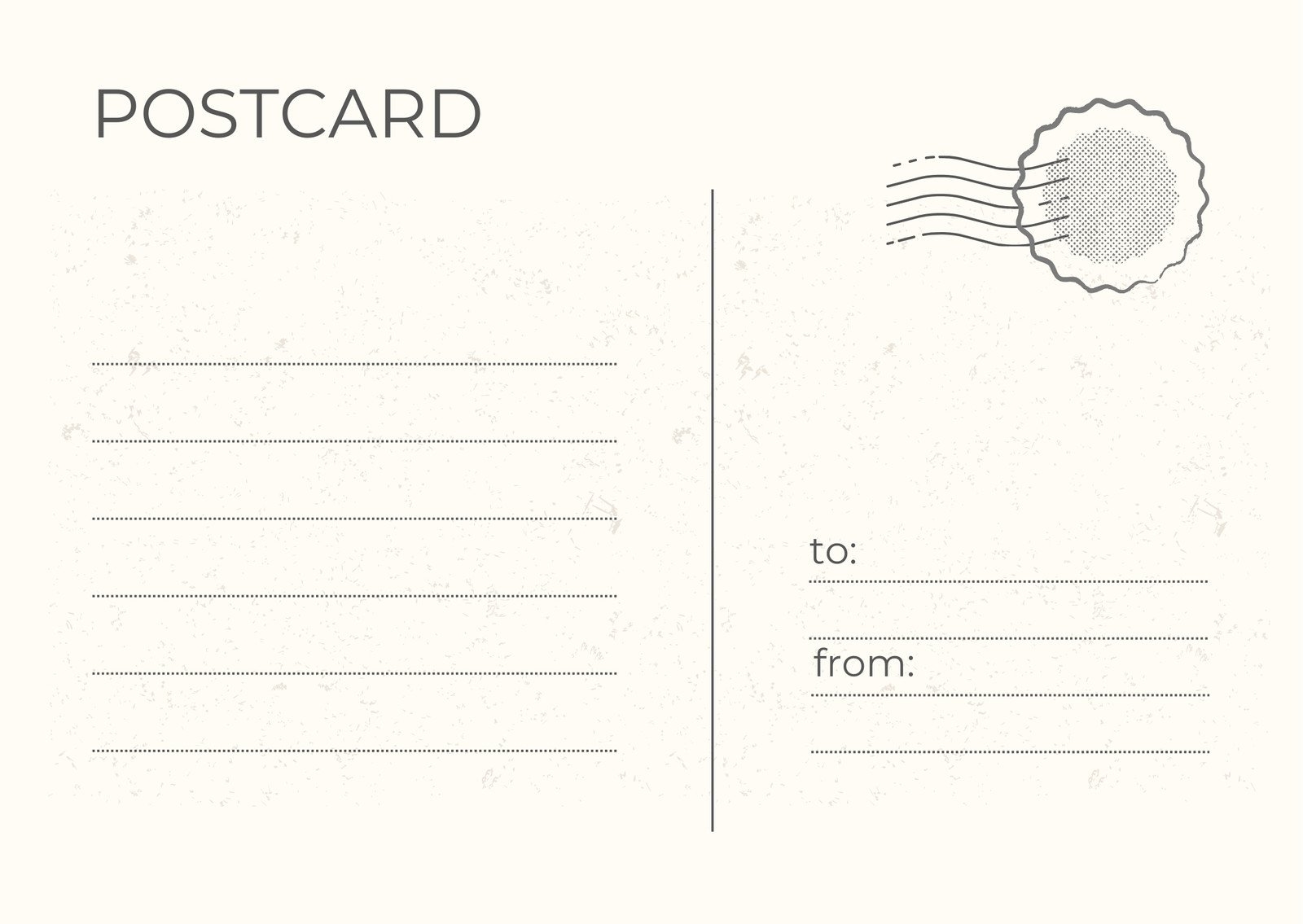 Free And Printable Travel Postcard Templates Canva