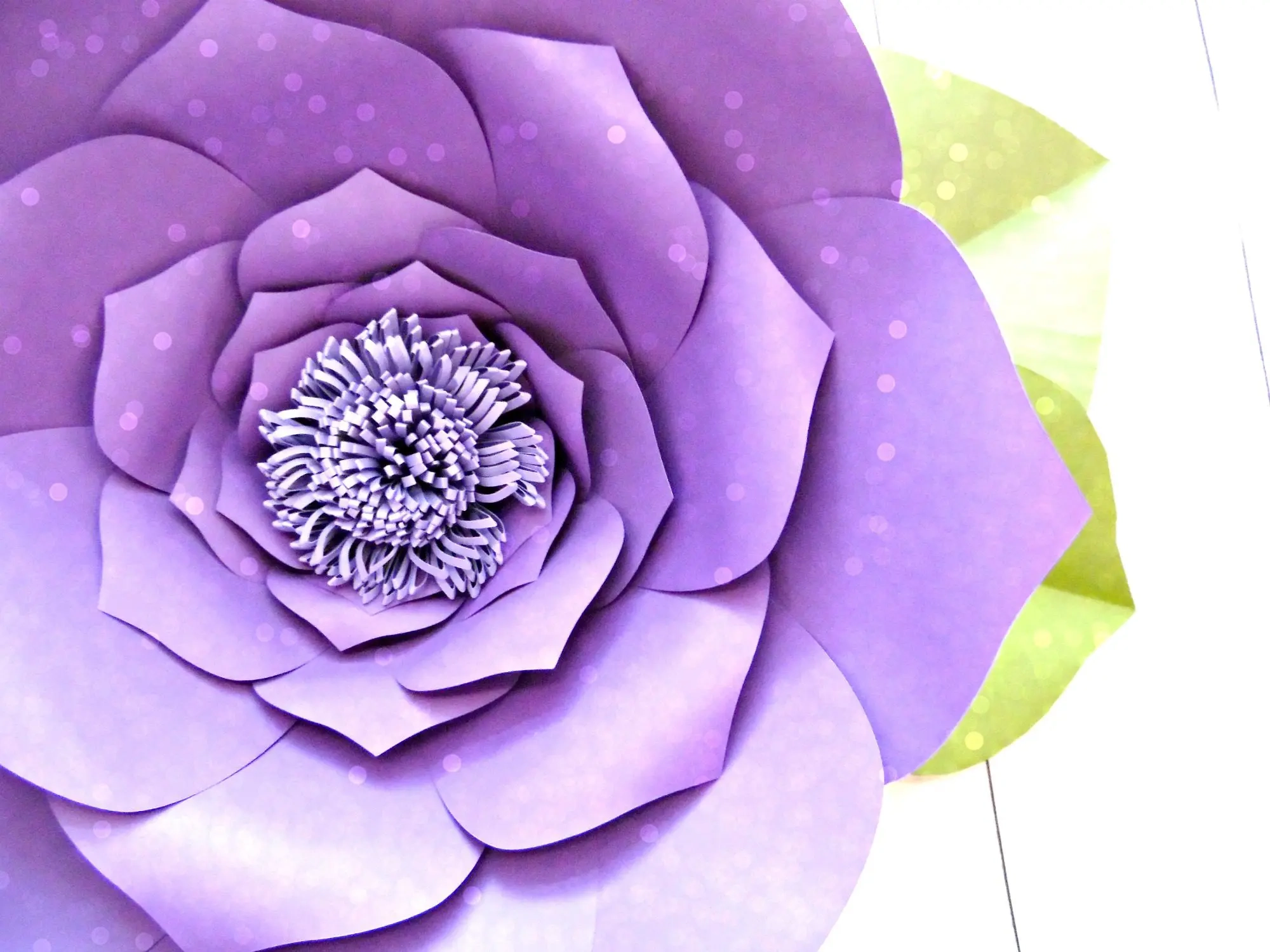Printable Paper Flower Template