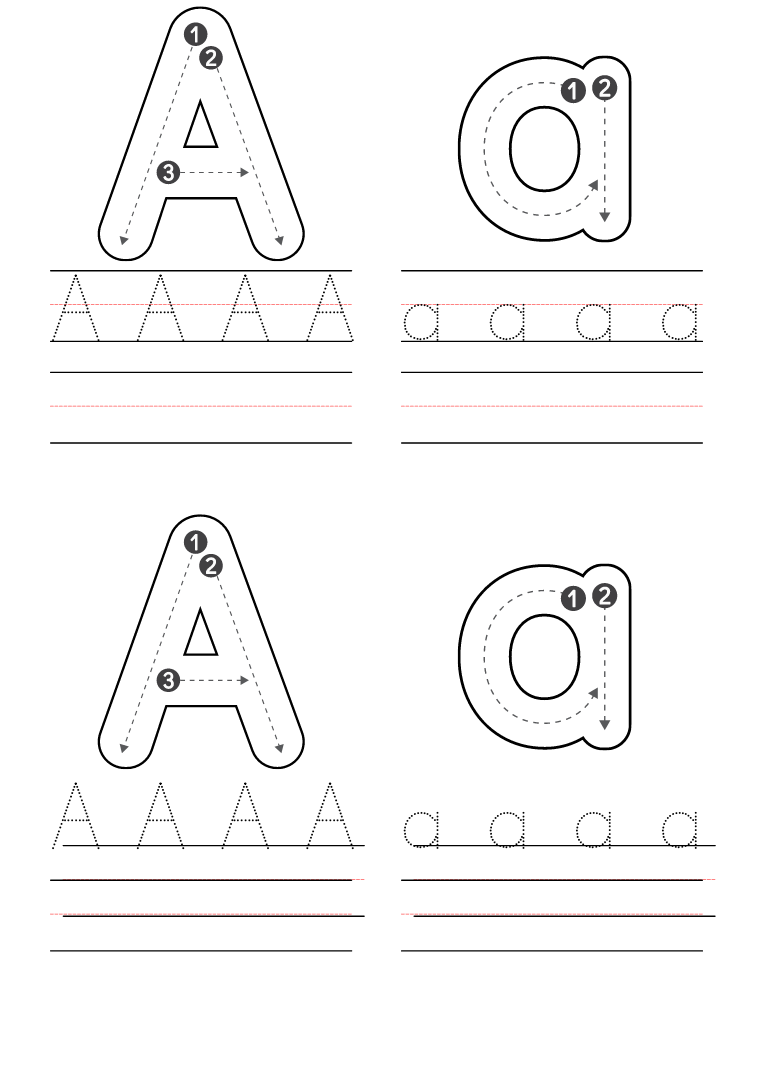 Alphabet Worksheets Pre K Free Printables