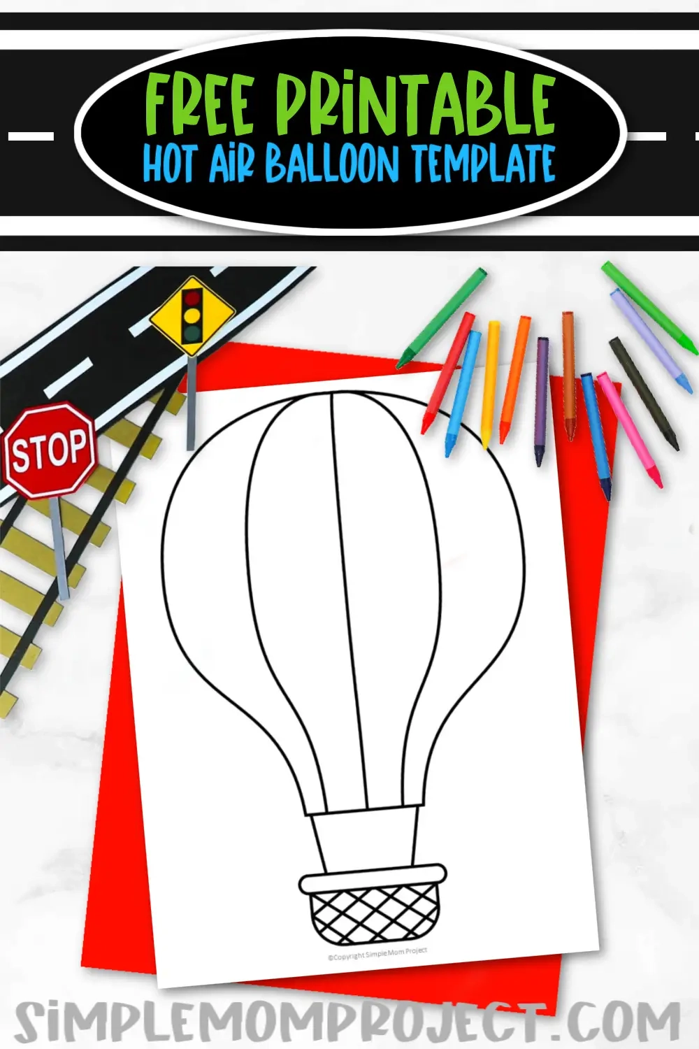 Hot Air Balloon Template Printable Pdf