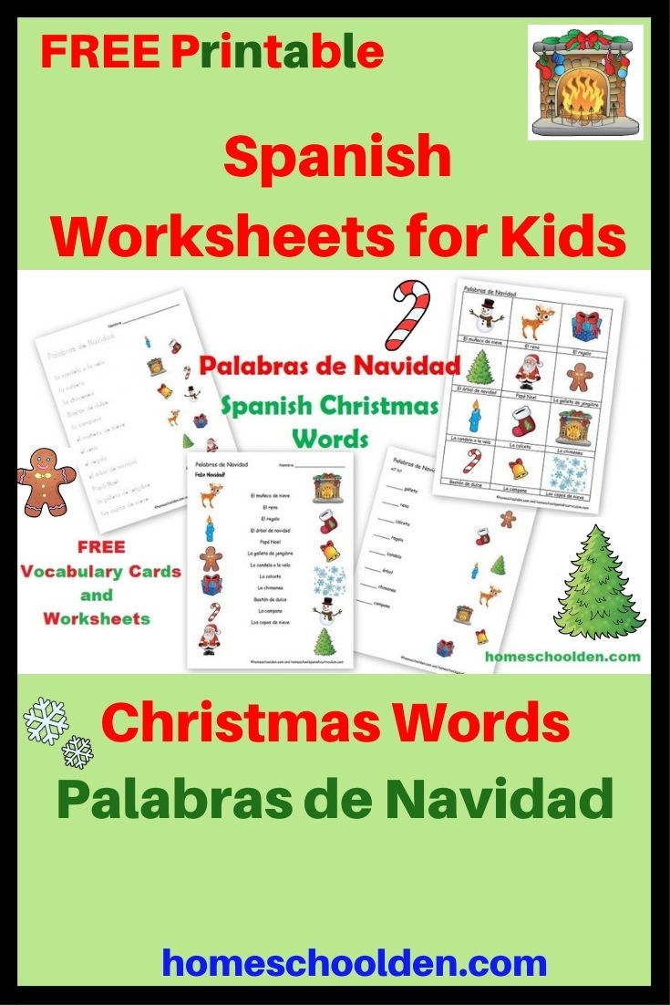Free Printable Spanish Christmas Words