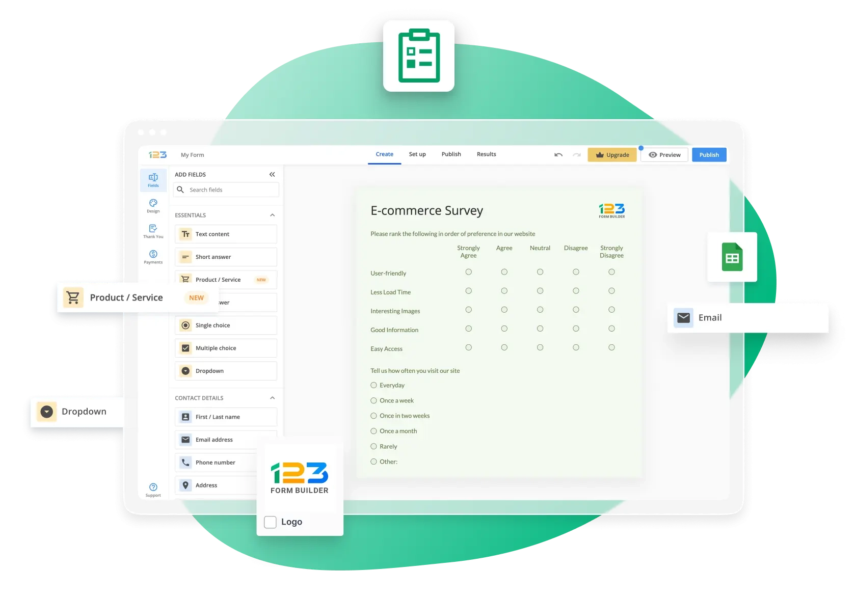 Free Survey Maker Boost Response Rates 123FormBuilder