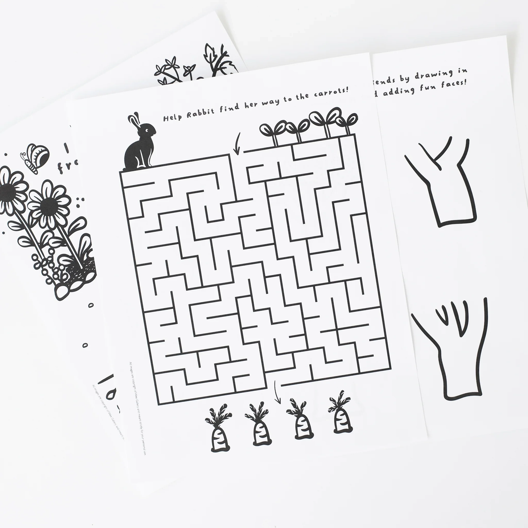 Gardening Four Free Activity Pages For Kids Wee Gallery