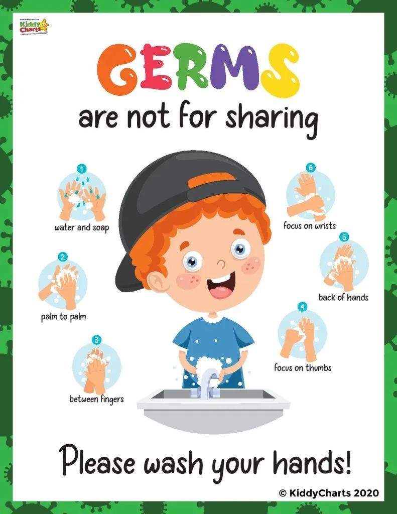 Germ Activity For Kids Free Worksheets Kiddycharts