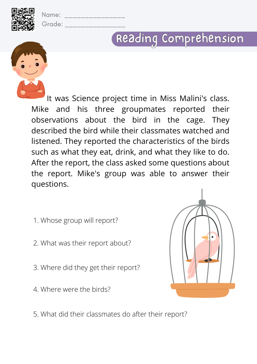 Free Printable 3rd Grade Worksheets Ela