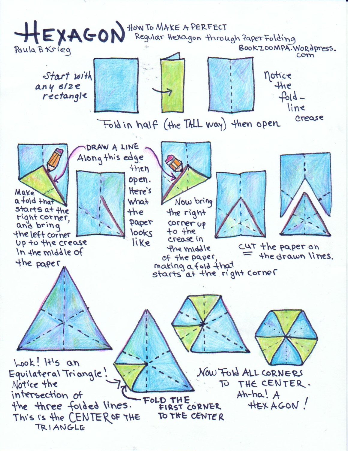 How To Make A Paper Hexagon