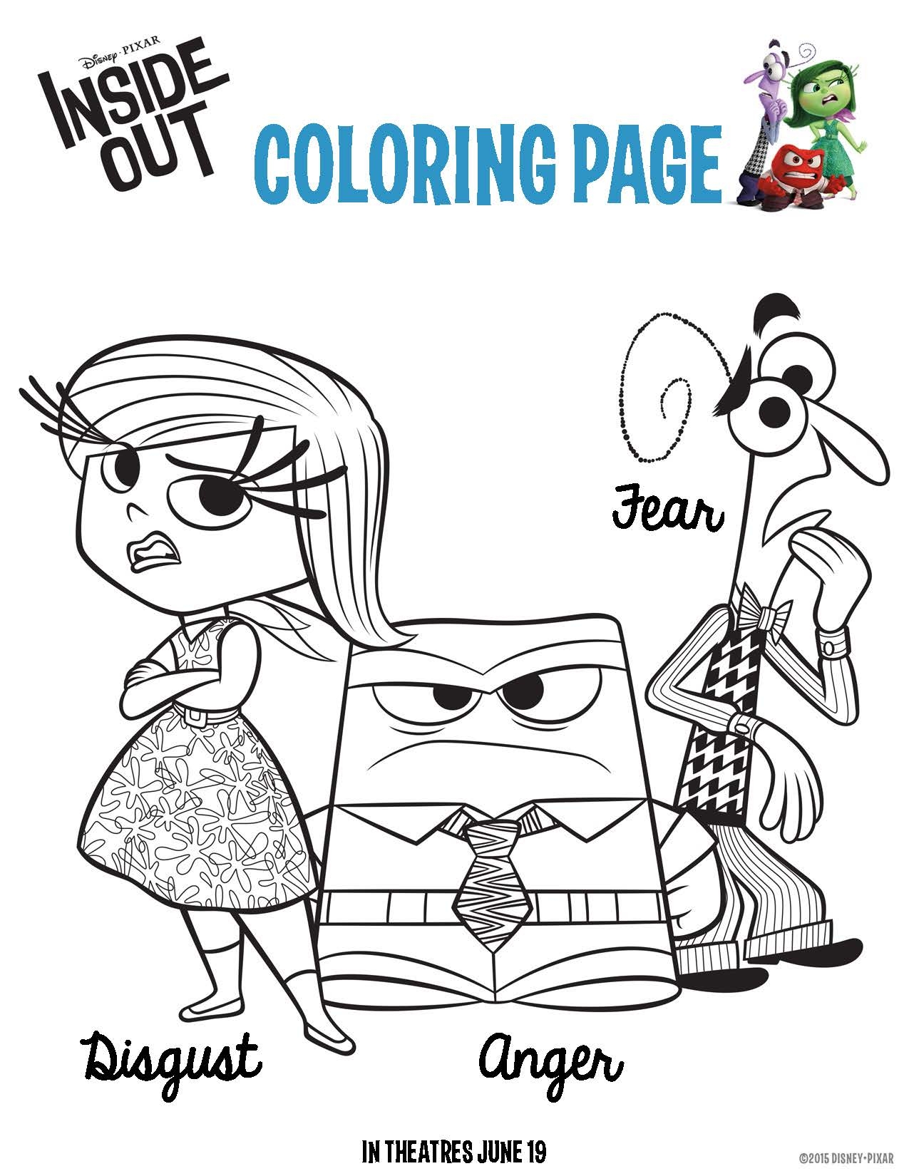 Printable Inside Out Worksheets Pdf