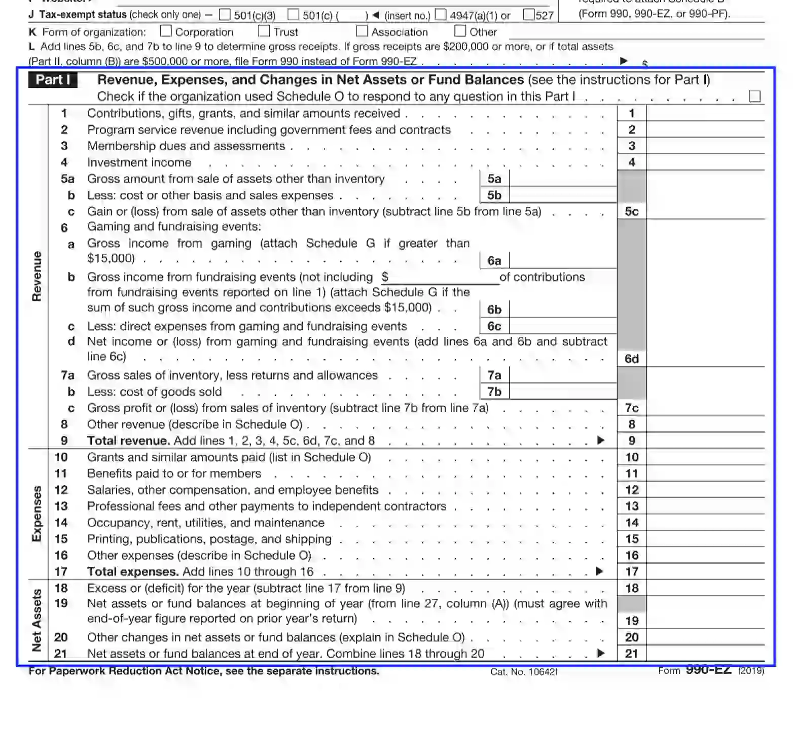 Printable 990 N Form Pdf