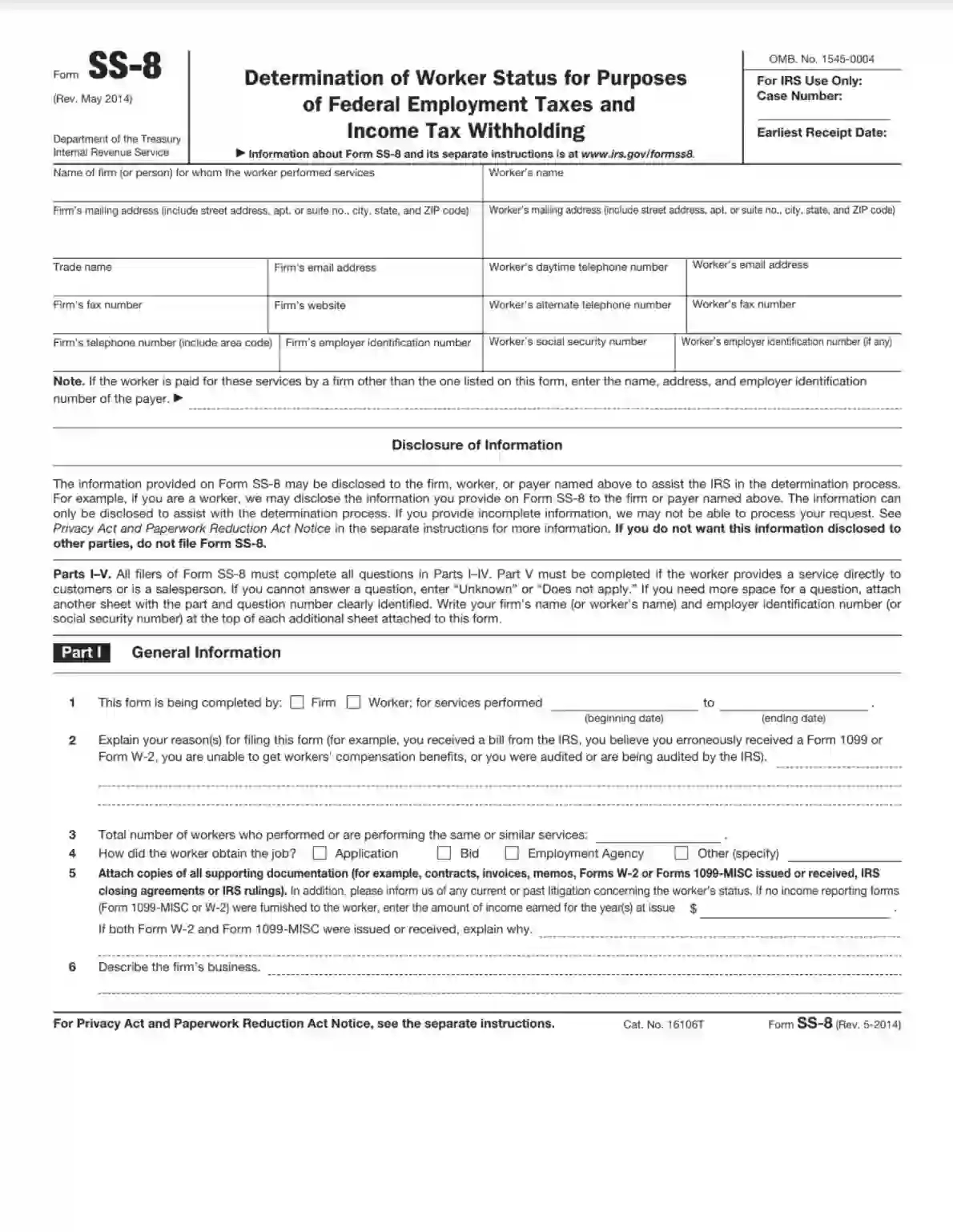 Irs Form Ein Application