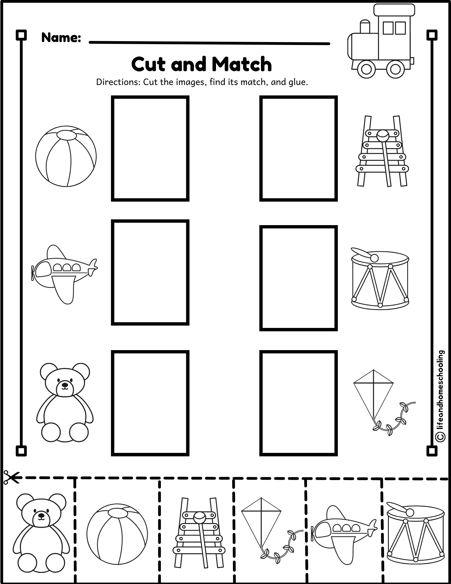 Printable Matching Worksheets