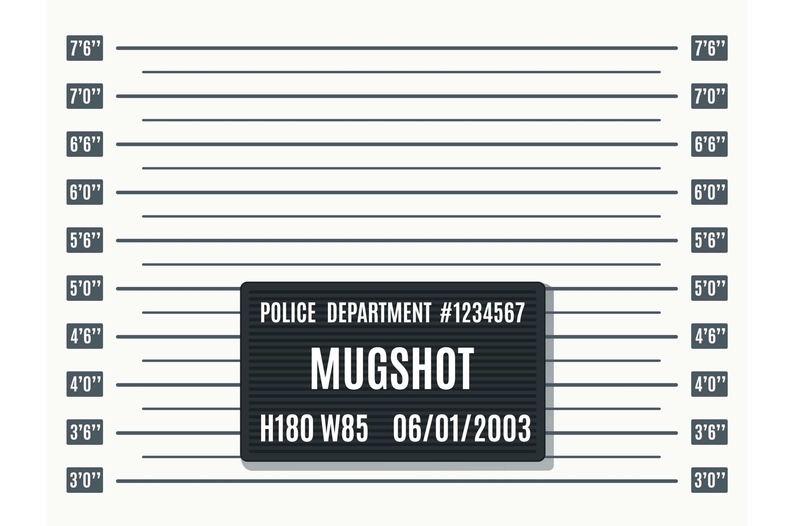 Mug Shot Sign Template Free Printable Shop On Pinterest