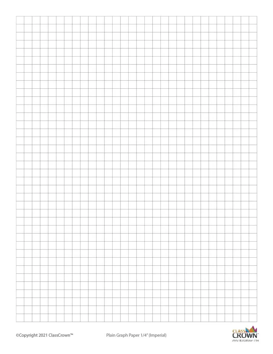 Plain Graph Paper ClassCrown