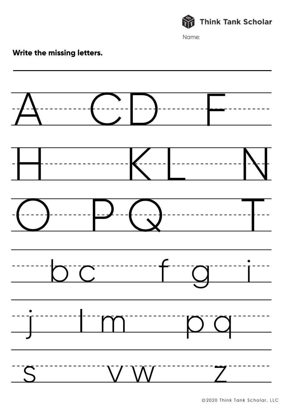 Free Preschool Worksheets Printable Packets