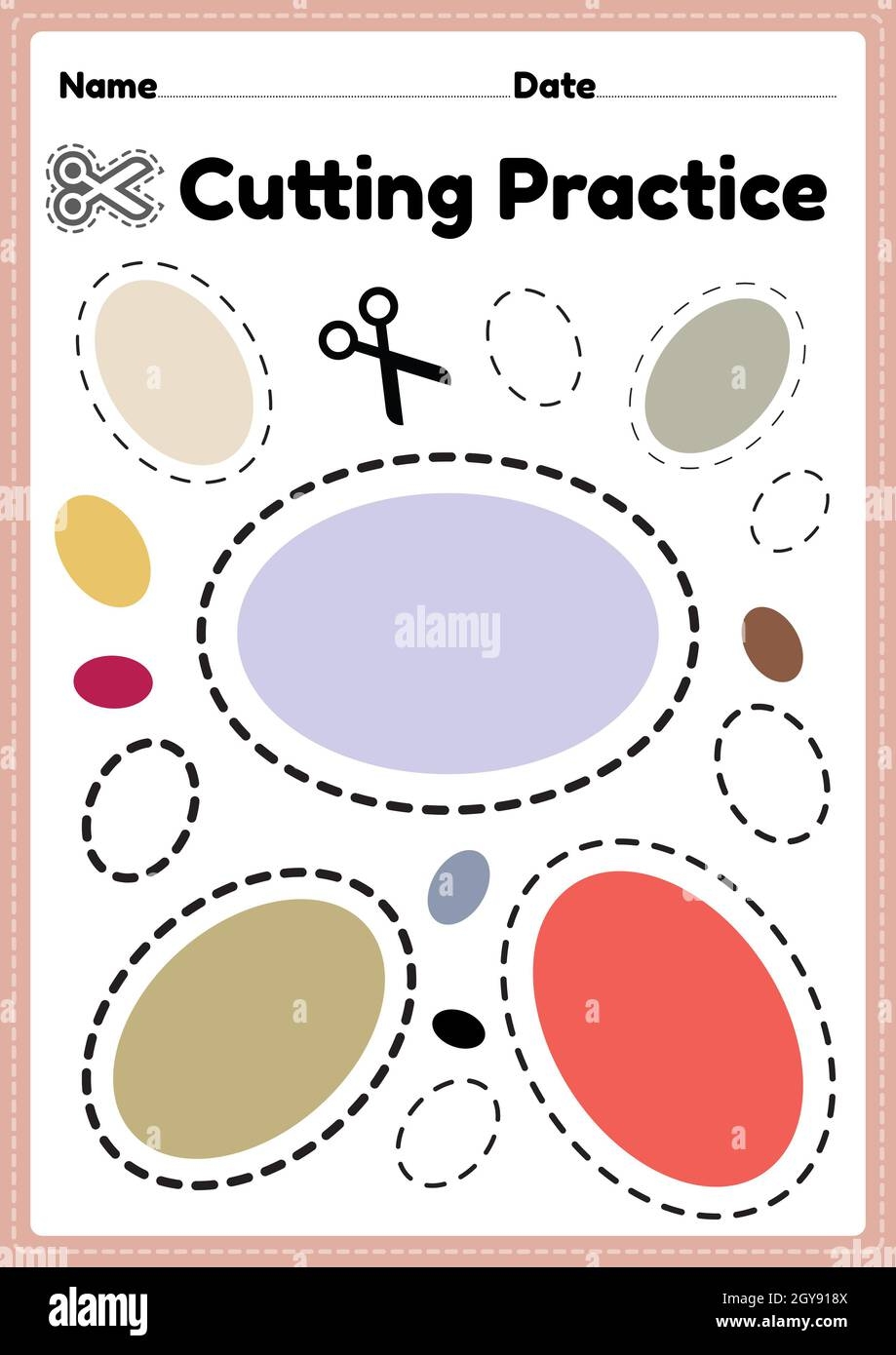 Printable Cutting Activities For Toddlers And Preschool Kids To 