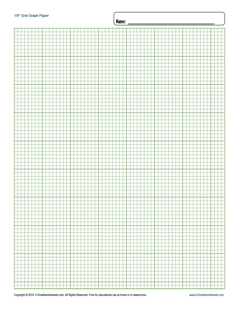 Graphing Paper For Math