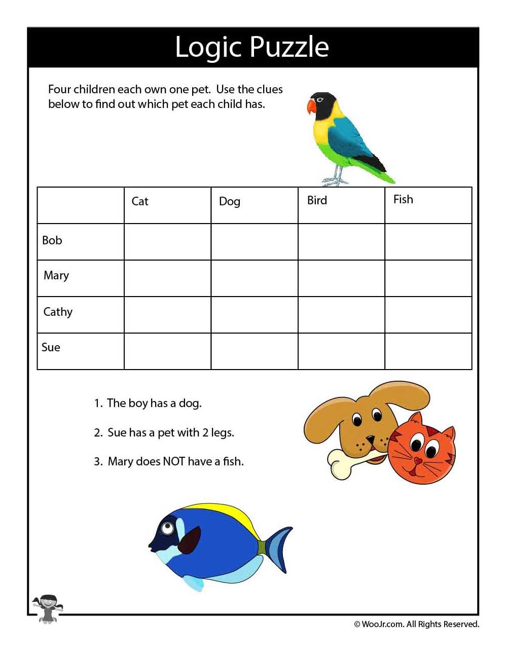 Printable Brain Puzzles For Teens