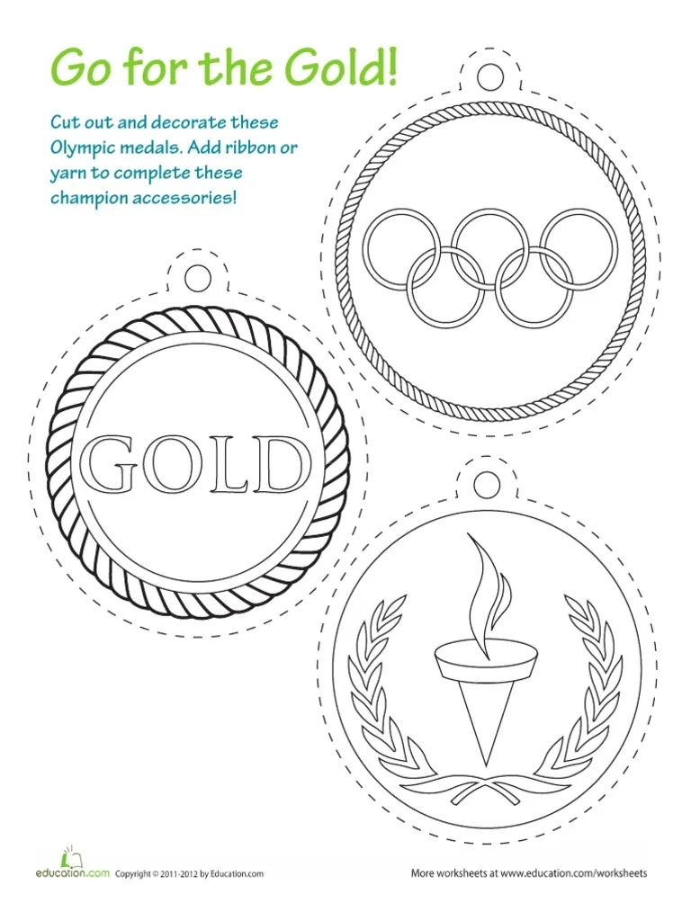 Free Printable Medal Template
