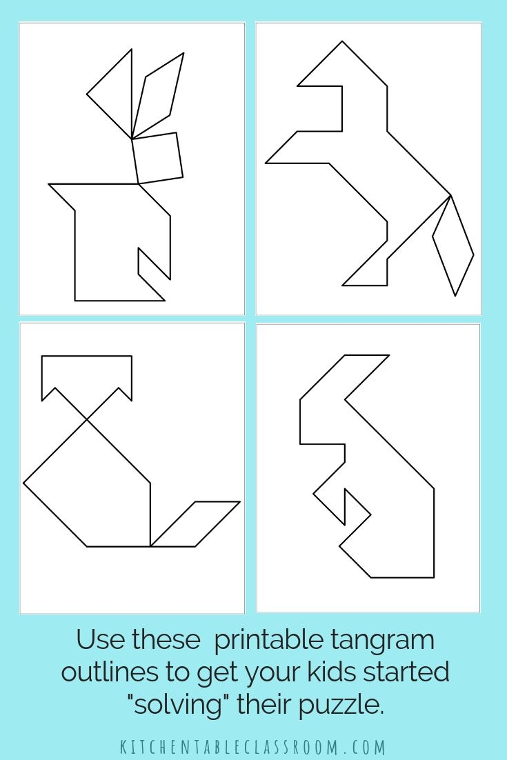 Tangram Puzzles Printable