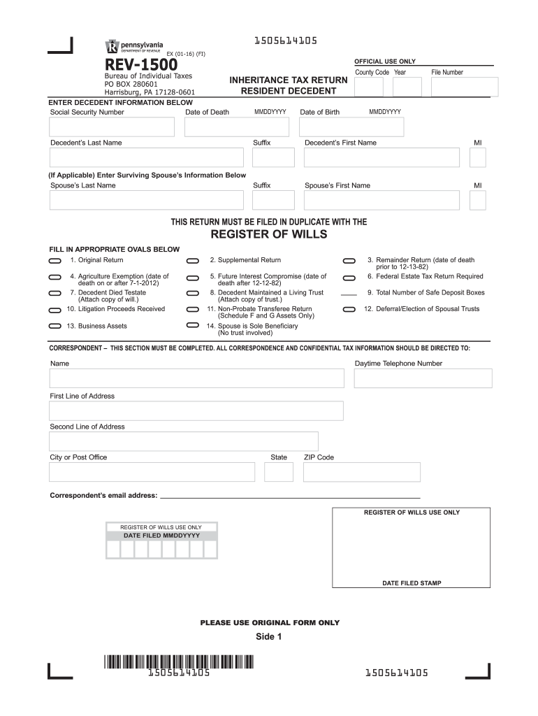 Rev 1500 Form Fill Out amp Sign Online DocHub