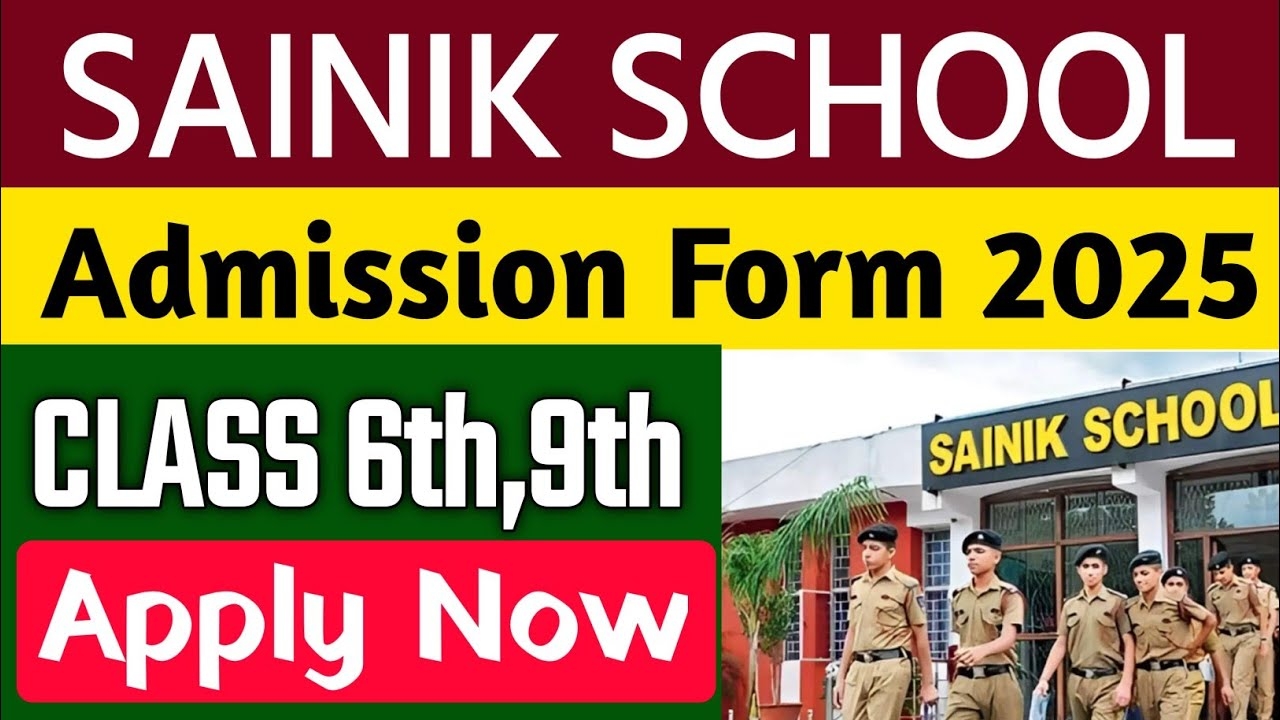 Sainik School Form Class 6 2025