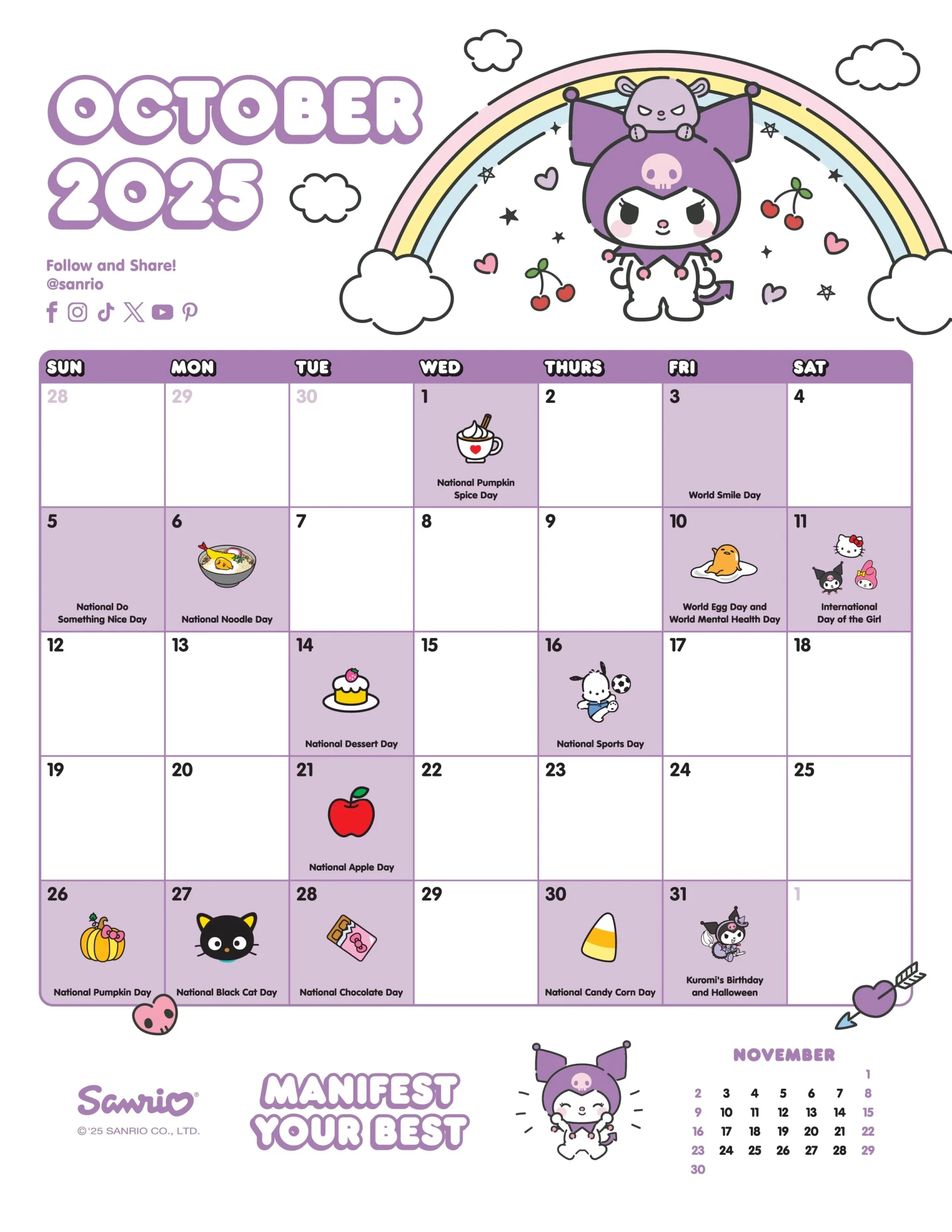 Sanrio Friend Of The Month