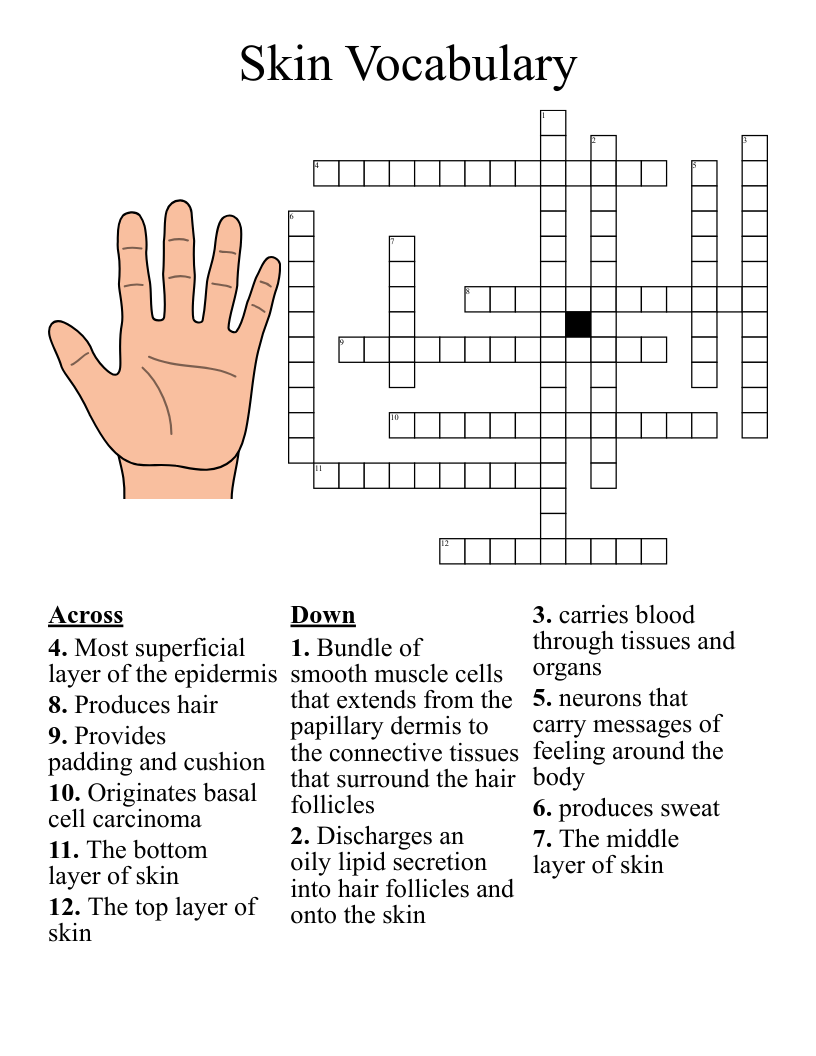 Free Printable Crossword Puzzles Skin