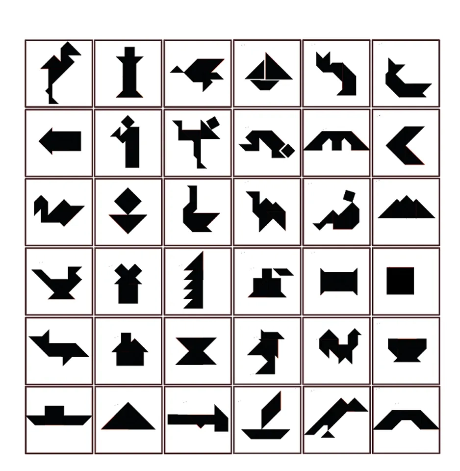Tangram Puzzle Von 3Dprintedgr Kostenloses STL Modell 