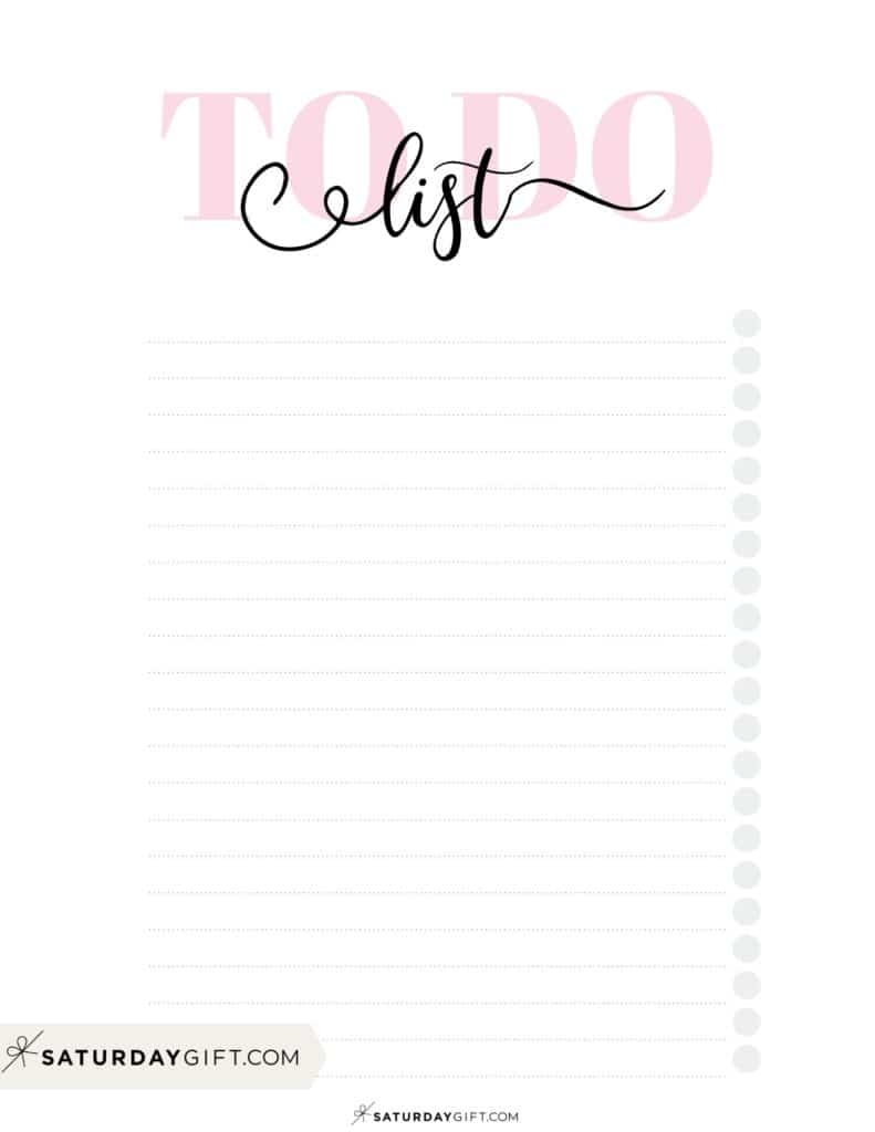 To Do List Template 29 Cute amp Free Printable To Do Lists 
