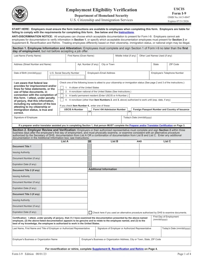 Whats I9 Form 2024 I9 Form 2024