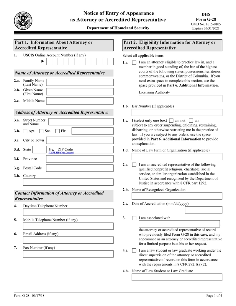 Form G 28 2025