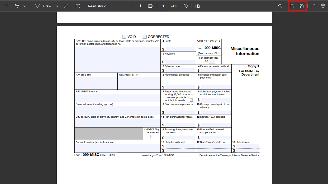 Irs Form 1099 2023 Pdf