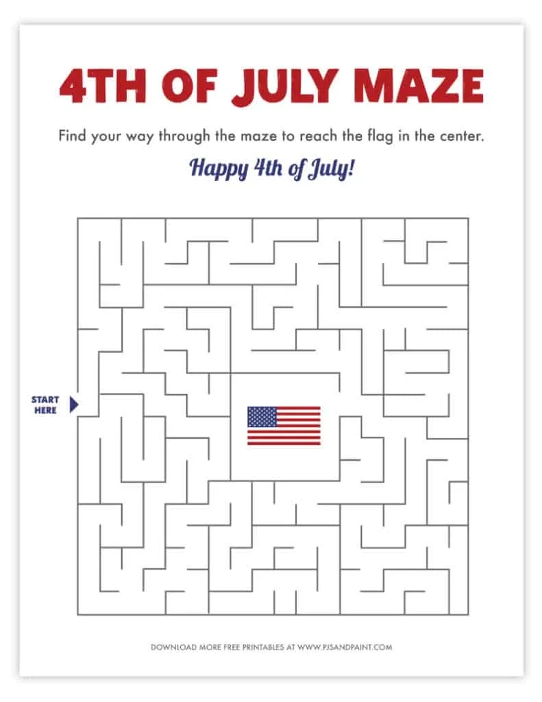 Free 4th Of July Printables