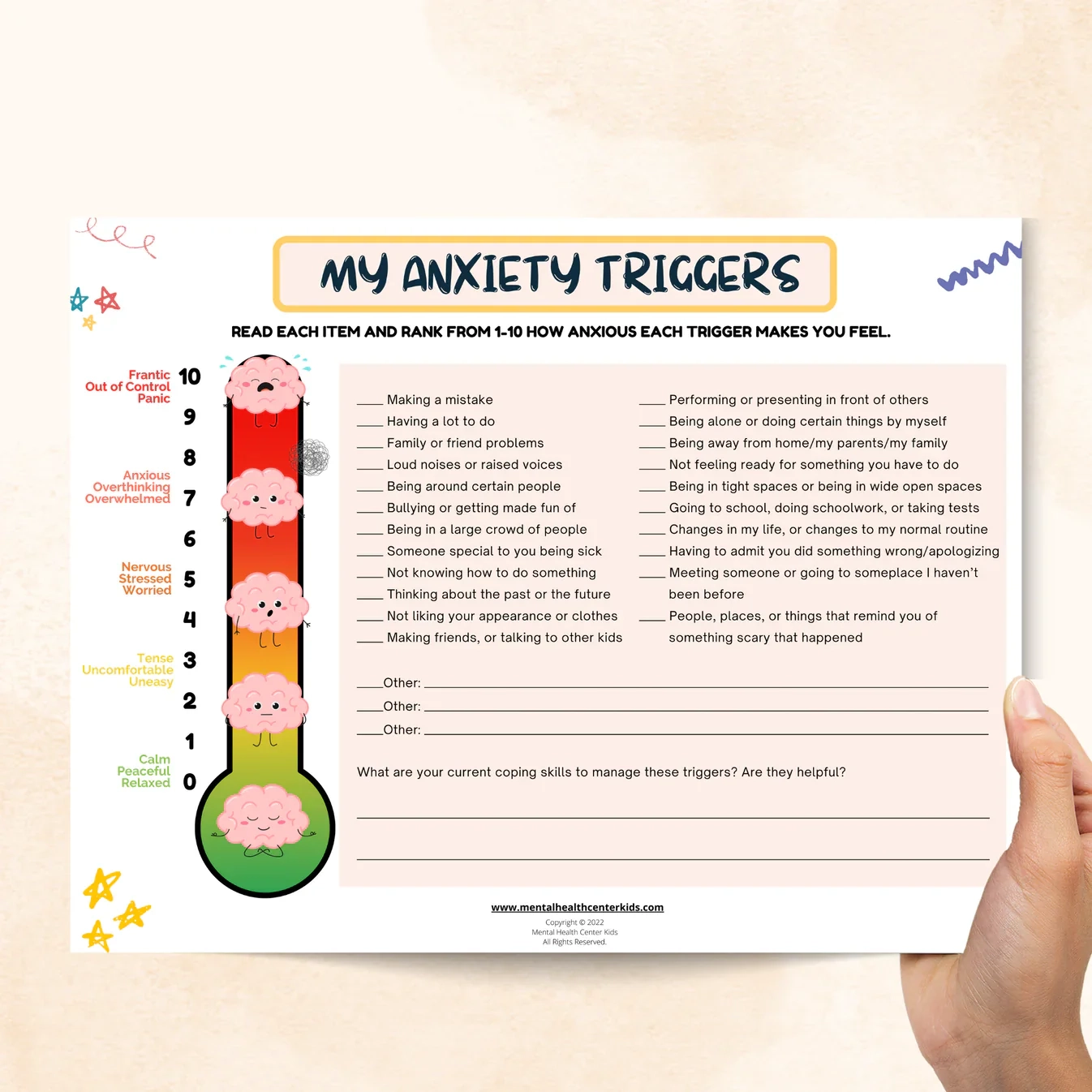 Cbt Anxiety Worksheets Free Printable