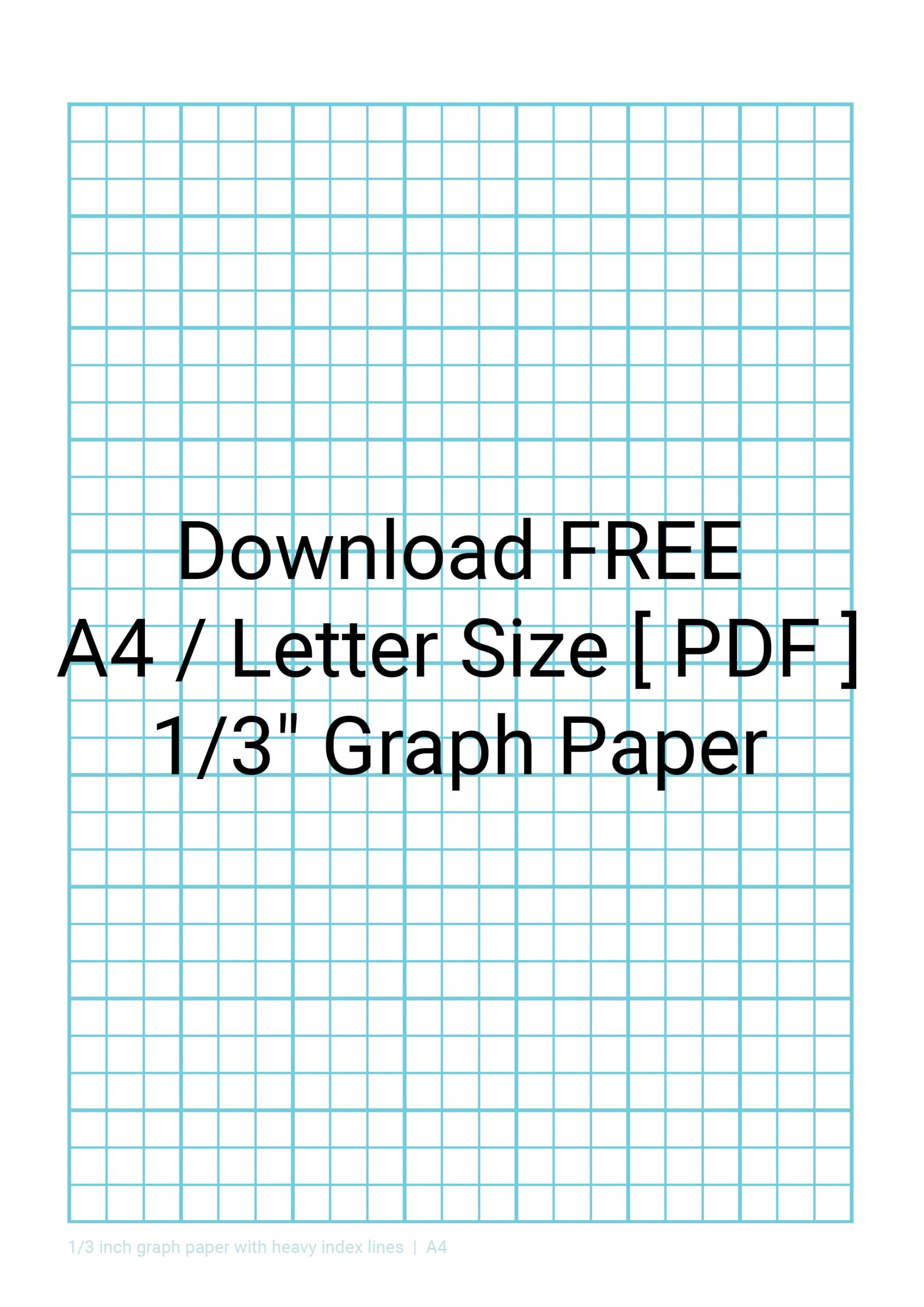 Graph Paper Printable A4 Free
