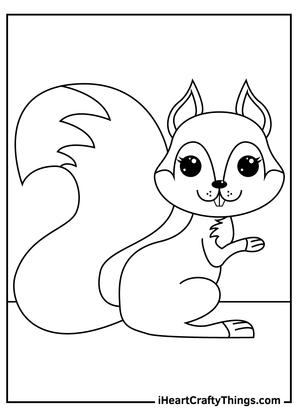 Squirrel Template Free Printable