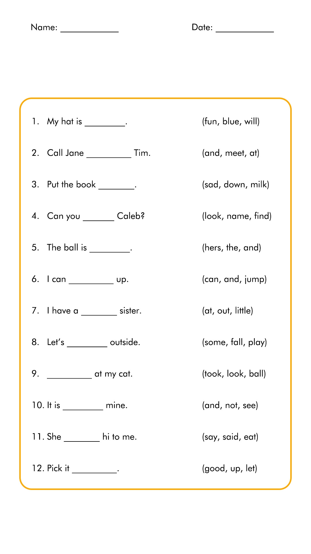 3rd Grade Worksheets Printable Reading