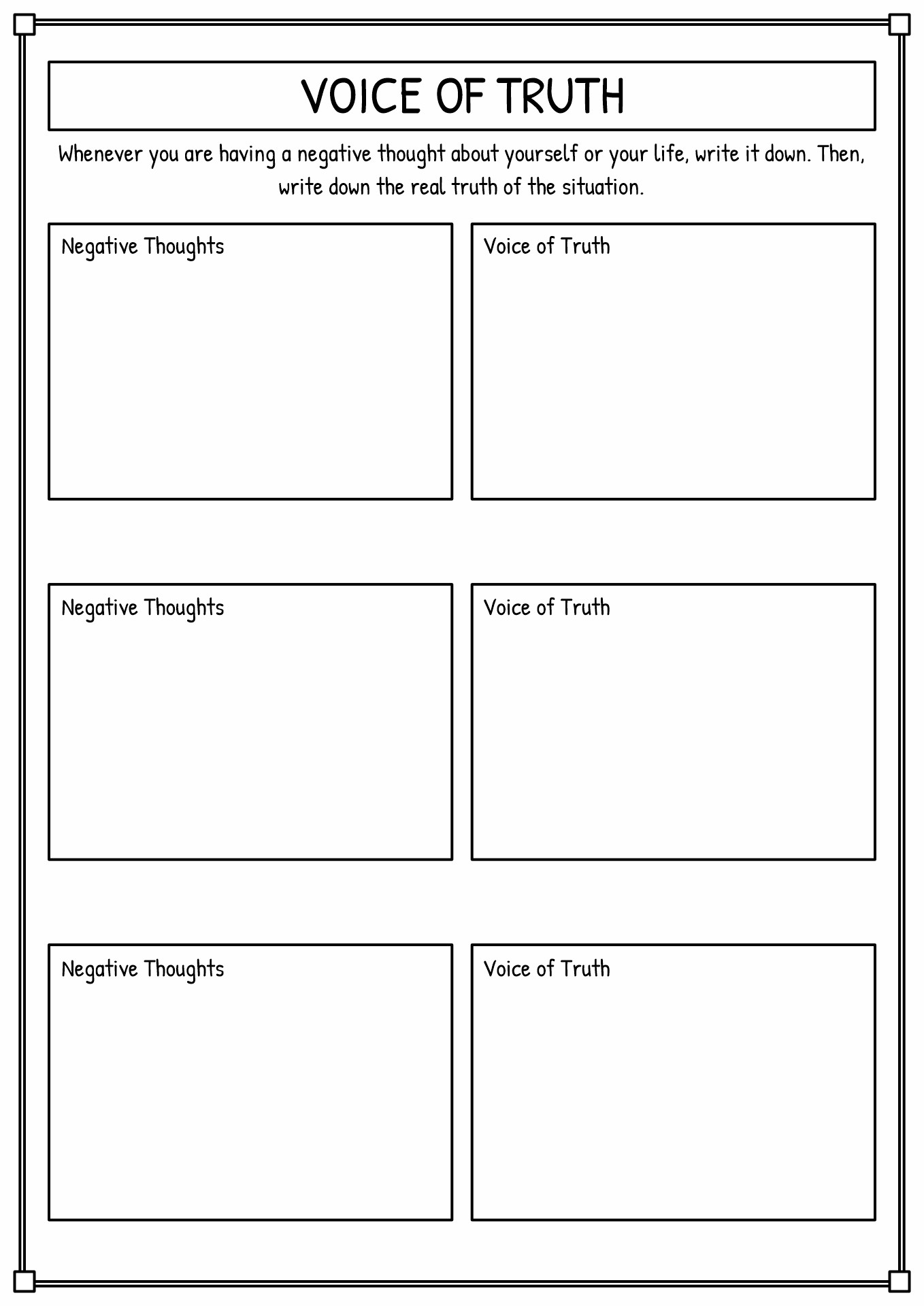 17 CBT Coping Skills Worksheets Free PDF At Worksheeto