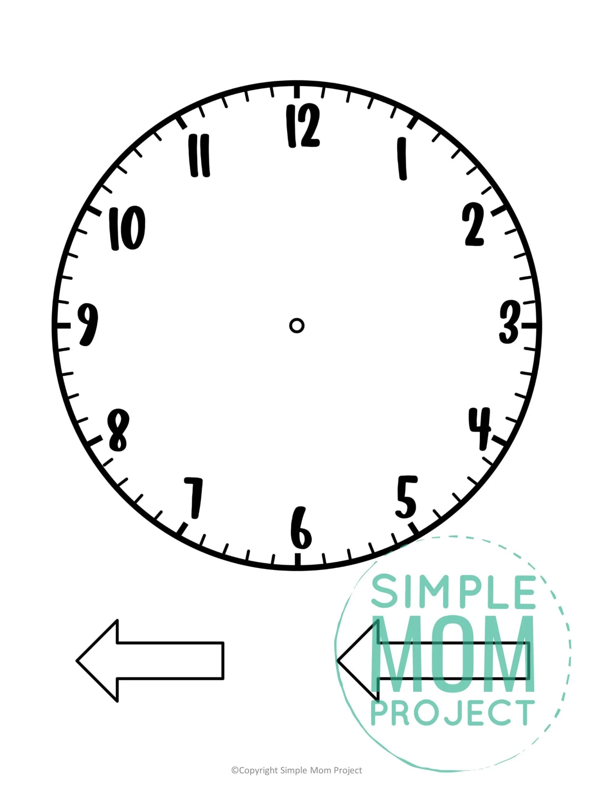 17 Clock Template Ideas Clock Template Clock Paper Clock