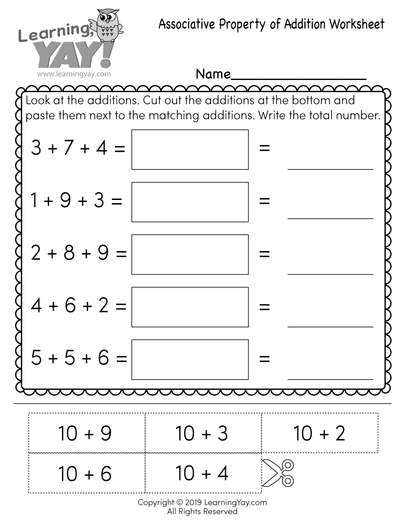 Math Worksheets For First Graders Printable