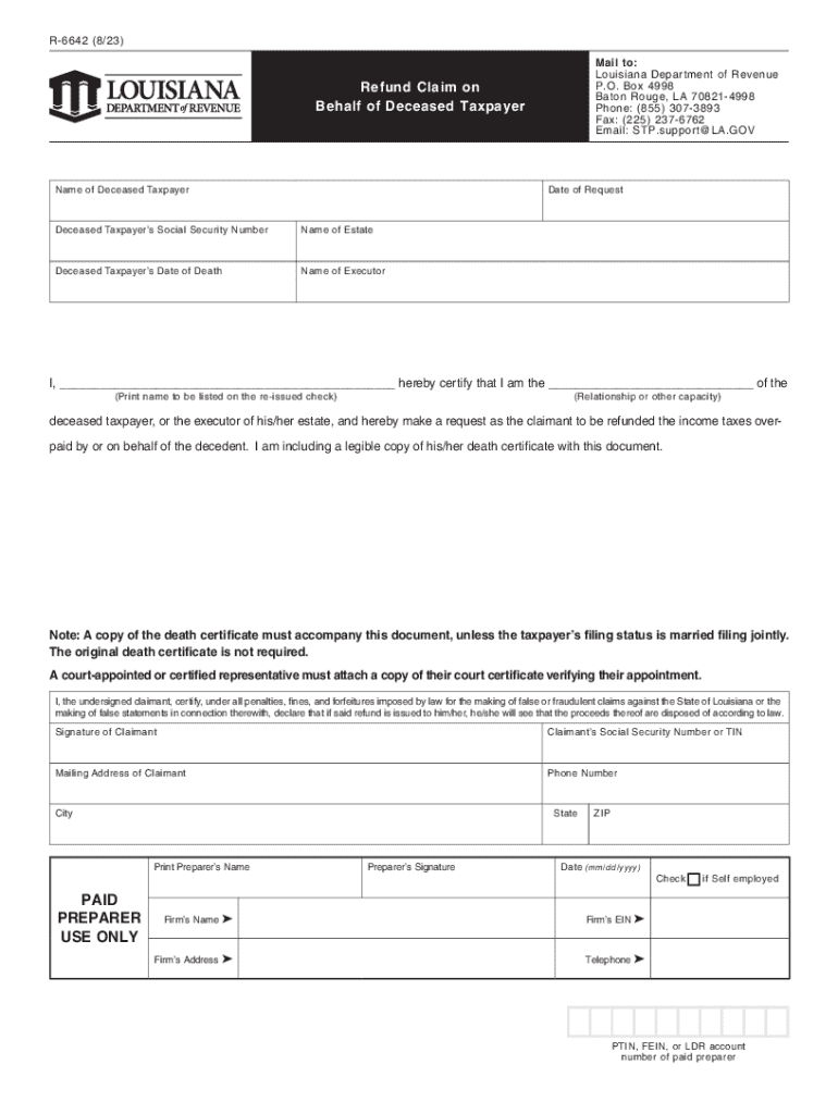Louisiana Tax Form 2025