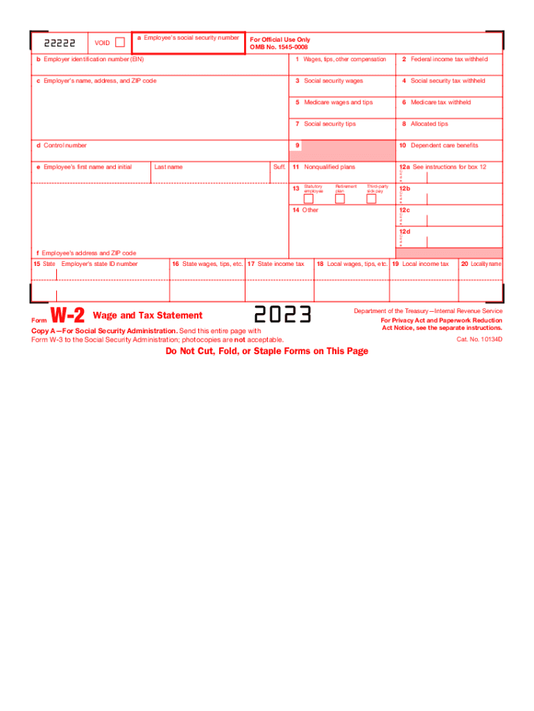2023 W2 Fill Out amp Sign Online DocHub